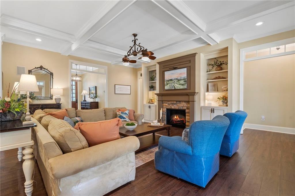 2995 Gum Creek Road Oxford, GA 30054 - Photo 10 of 59 a living room with furniture and a fireplace