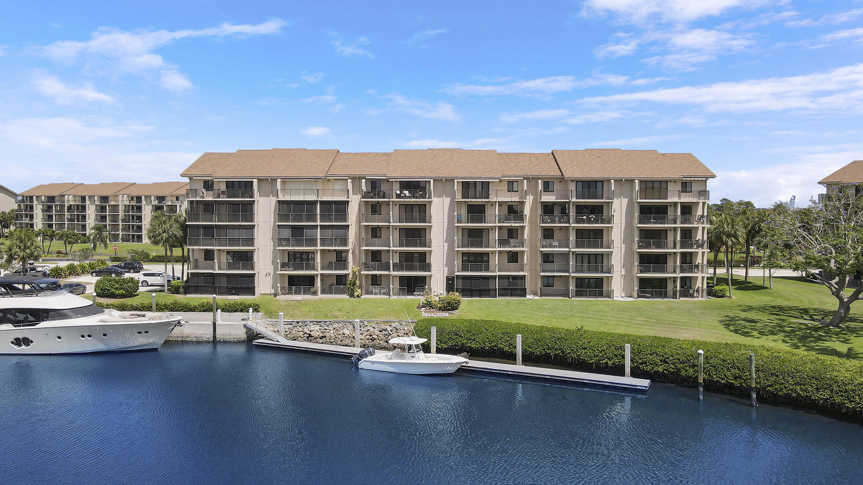 1301 Seafarer Circle, Unit 105 Jupiter, FL 33477 - Photo 35 of 37 Aerials Dock