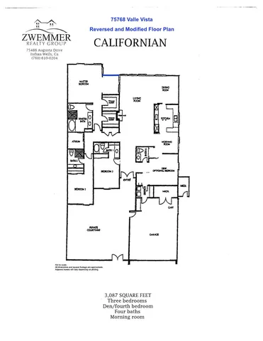 $1,150,000 | 75768 Valle Vista Drive, Indian Wells, CA 92210