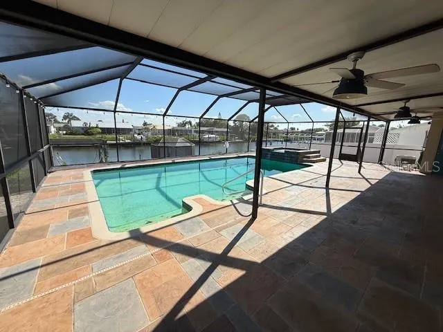 a view of a indoor swimming pool