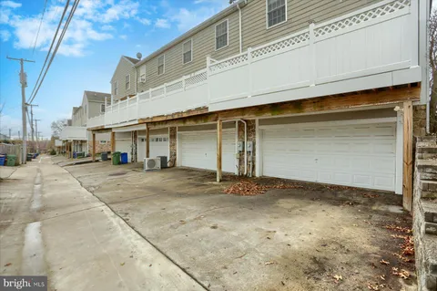a view of a house with a garage