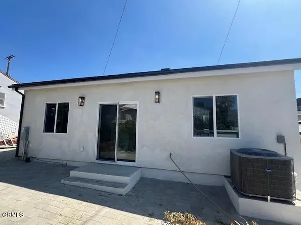a backyard of a house