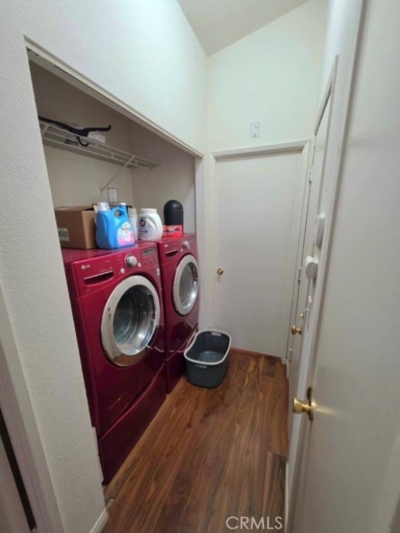 27250 Murrieta Road, Unit 390 Menifee, CA 92586 - Photo 11 of 30 a utility room with dryer and washer