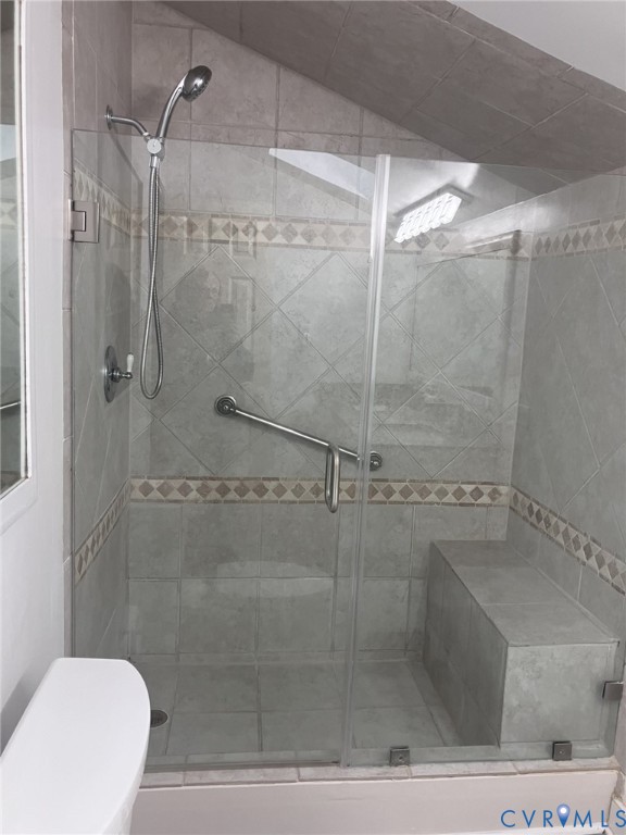 3901 McTyres Cove Court Midlothian, VA 23112 - Photo 8 of 11 a bathroom with a shower and toilet