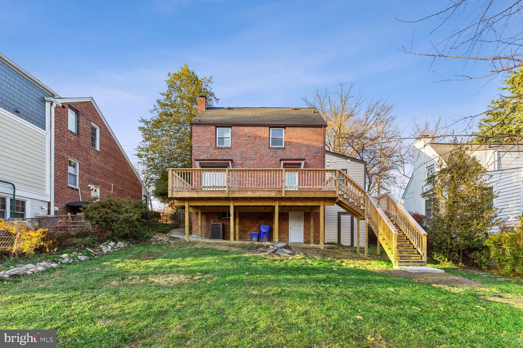 110 Hamilton Avenue Silver Spring, MD 20901 - Photo 15 of 15 Rear View of Home