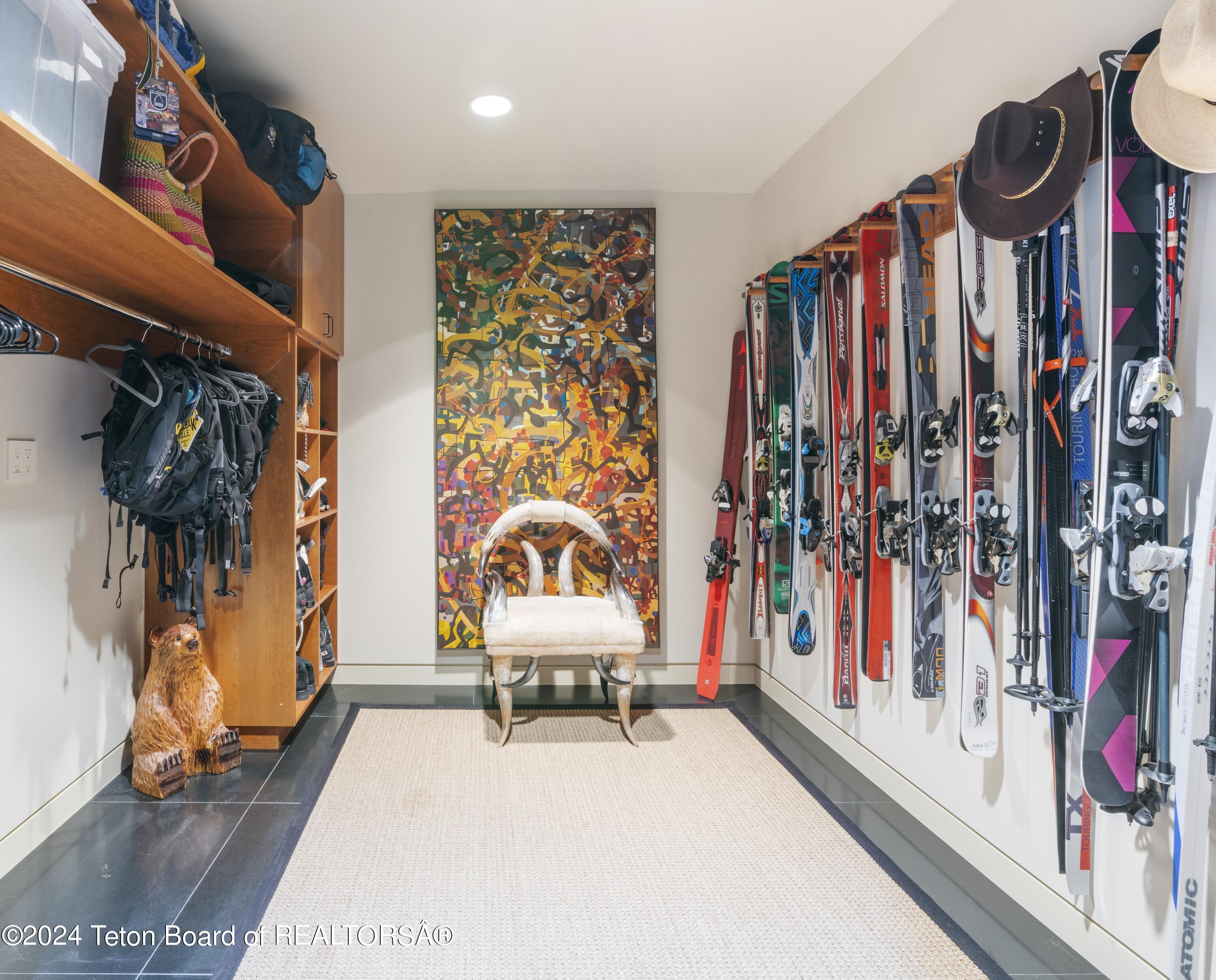 5070 Beavertail Road Wilson, WY 83014 - Photo 24 of 34 Ski & Gear Room