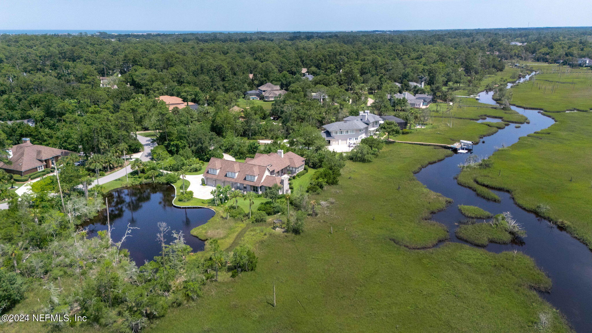 24629 Deer Trace Drive Ponte Vedra Beach, FL 32082 - Photo 9 of 45 an aerial view of residential house with outdoor space
