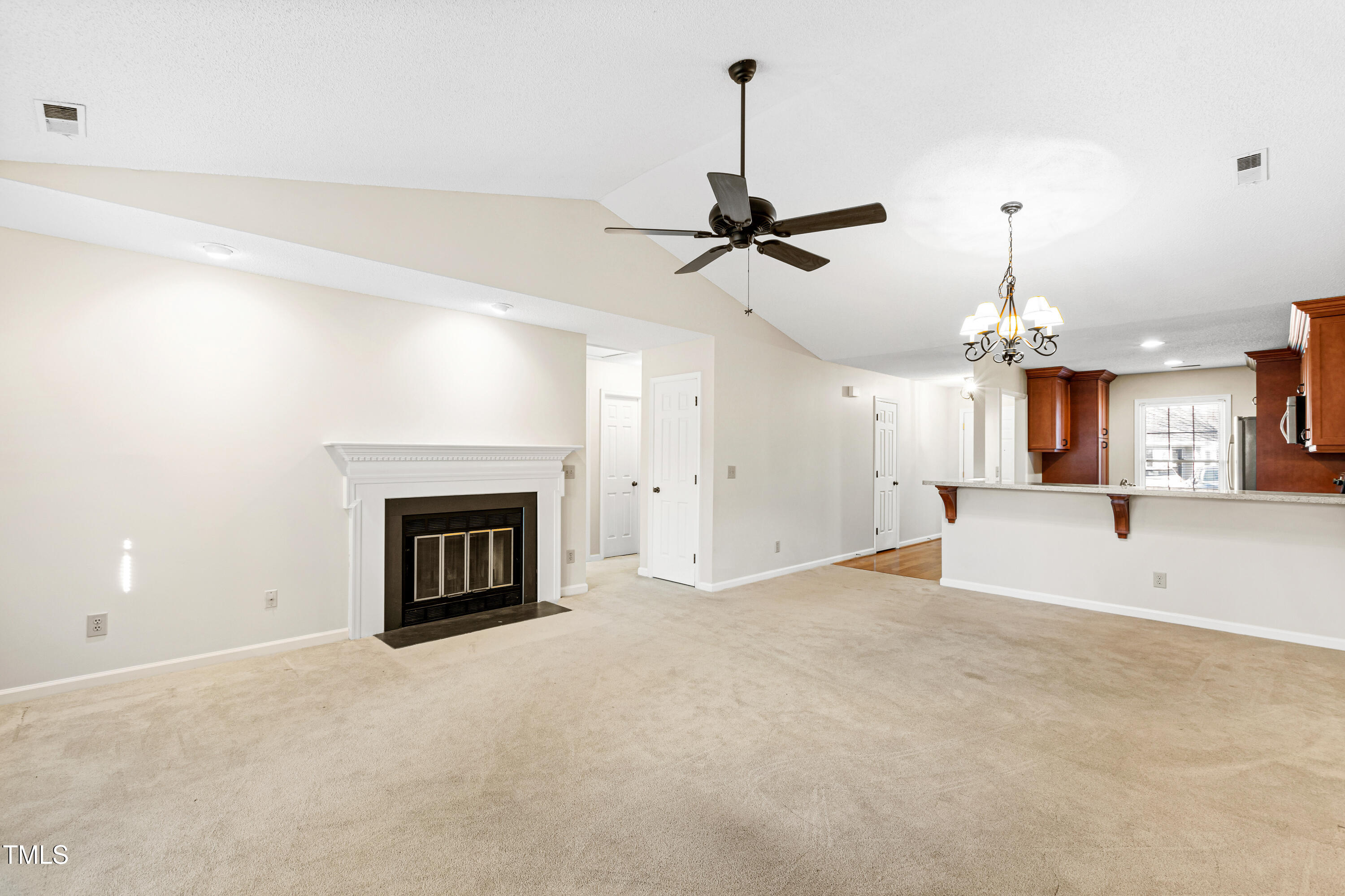 2615 Cottage Circle Raleigh, NC 27613 - Photo 11 of 27 a view of an empty room and fire place
