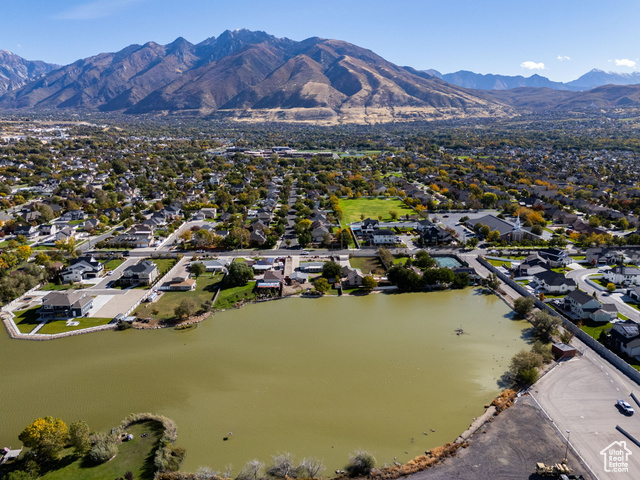 12958 South 300 East Draper, UT 84020 - Photo 19 of 38 Aerial overview of property's location featuring nearby suburban area and a water and mountain view