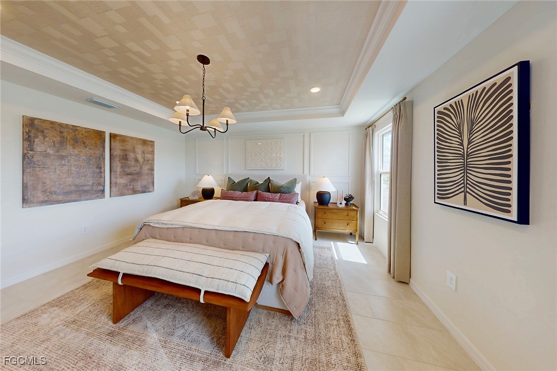 237 Moonlit Lk Trail Lehigh Acres, FL 33974 - Photo 8 of 18 a bed room with a bed and a window