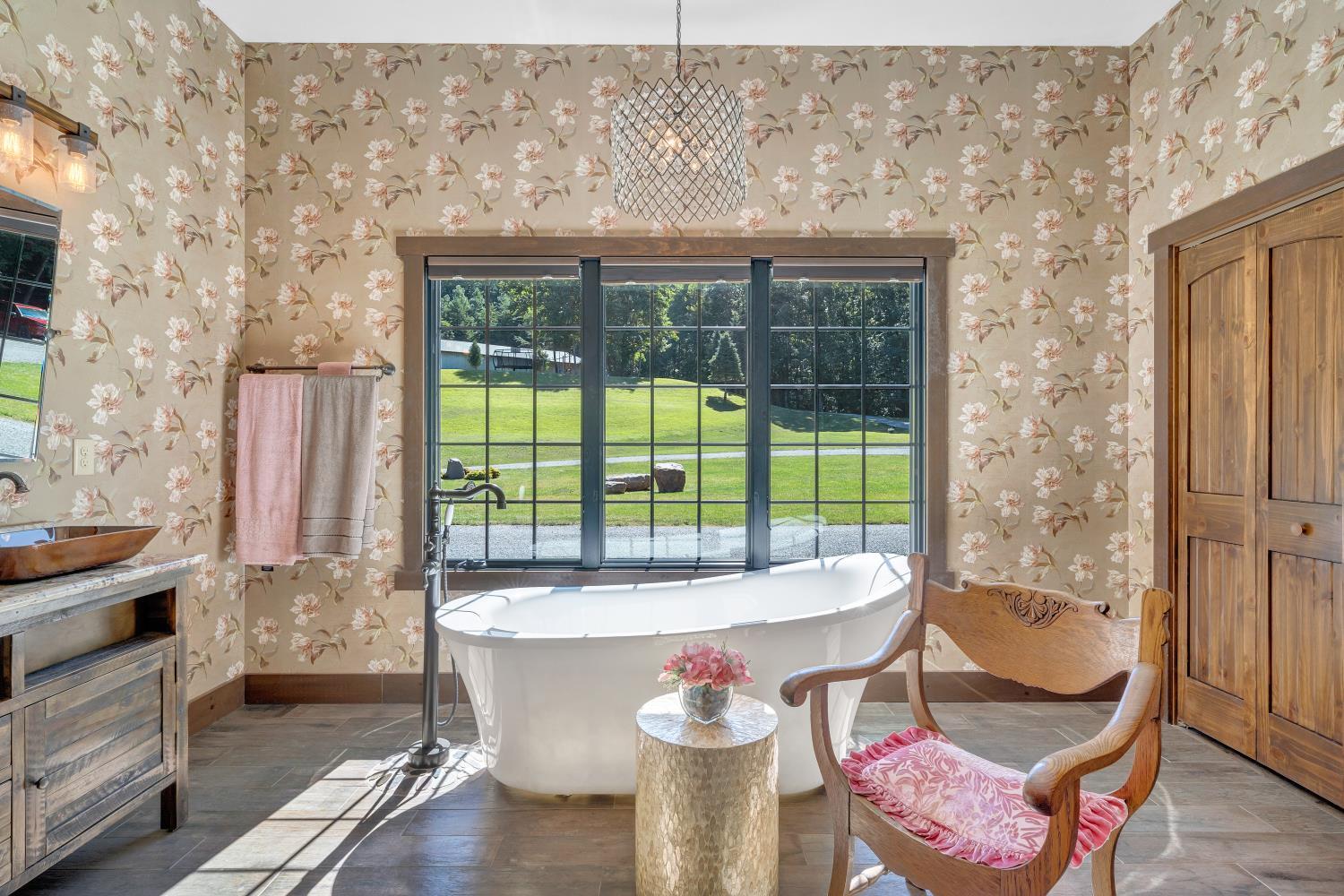 4344 Smith Mountain Road Penhook, VA 24137 - Photo 34 of 100 Freestanding tub with a view!