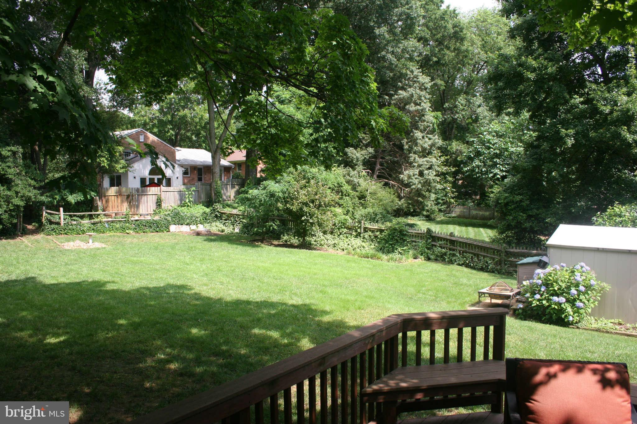 7609 Range Road Alexandria, VA 22306 - Photo 23 of 30 View from Deck to Back Yard