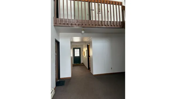 a view of a room with a sink