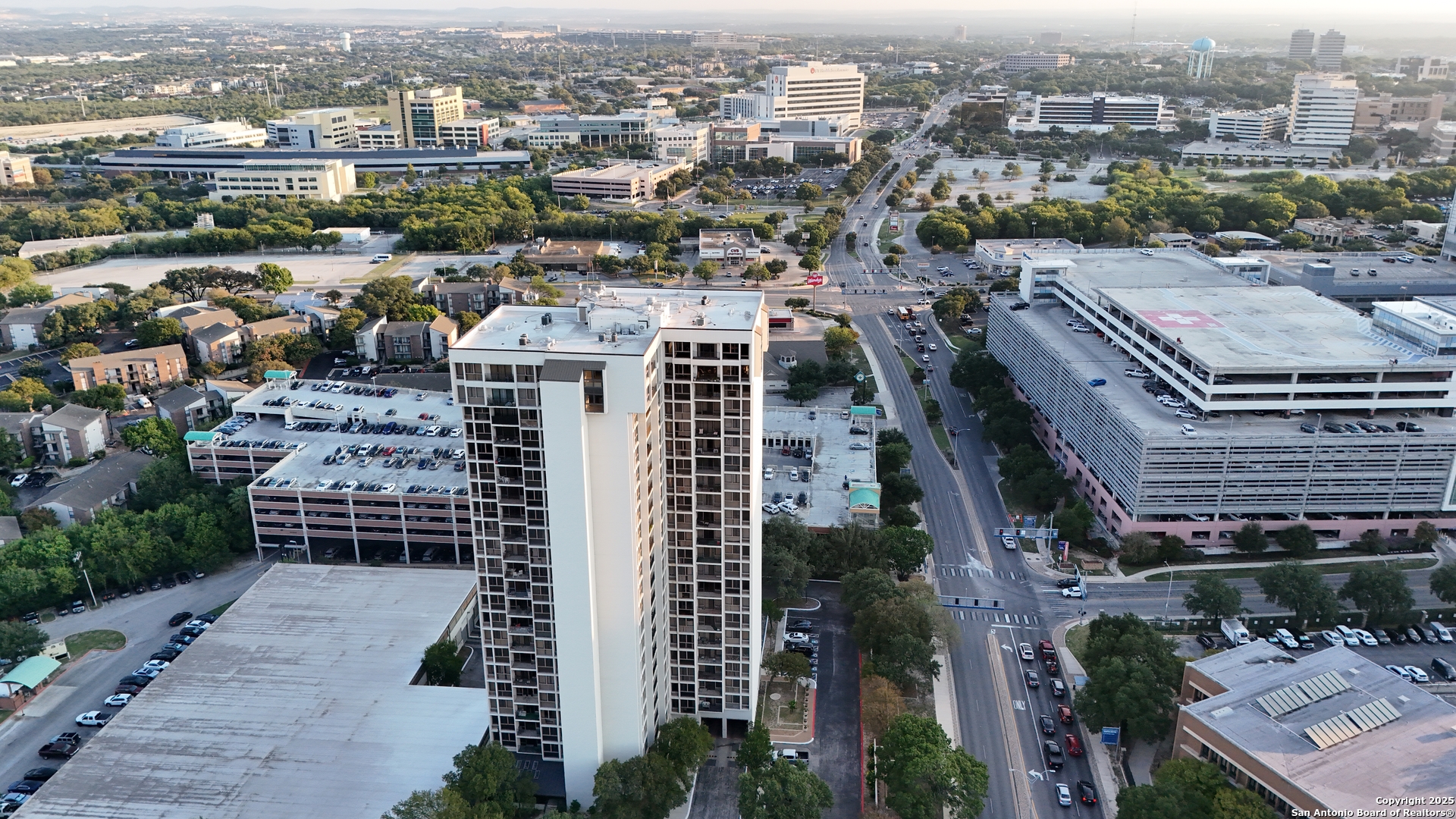 7701 Wurzbach Road, Unit 405 San Antonio, TX 78229 - Photo 36 of 42 an aerial view of city