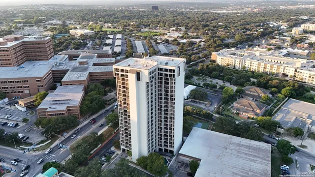 an aerial view of city