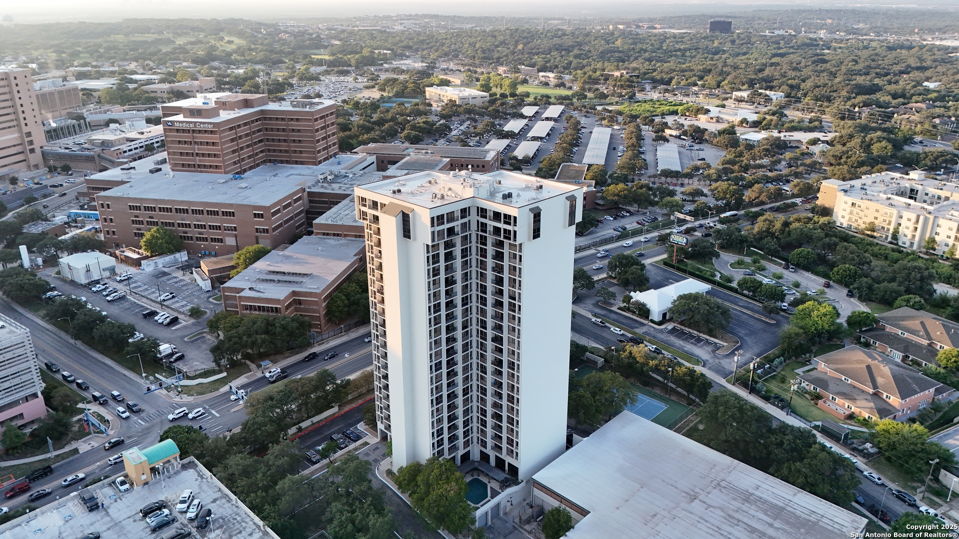 7701 Wurzbach Road, Unit 405 San Antonio, TX 78229 - Photo 39 of 42 an aerial view of city