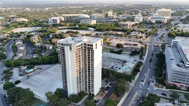 a city view with buildings