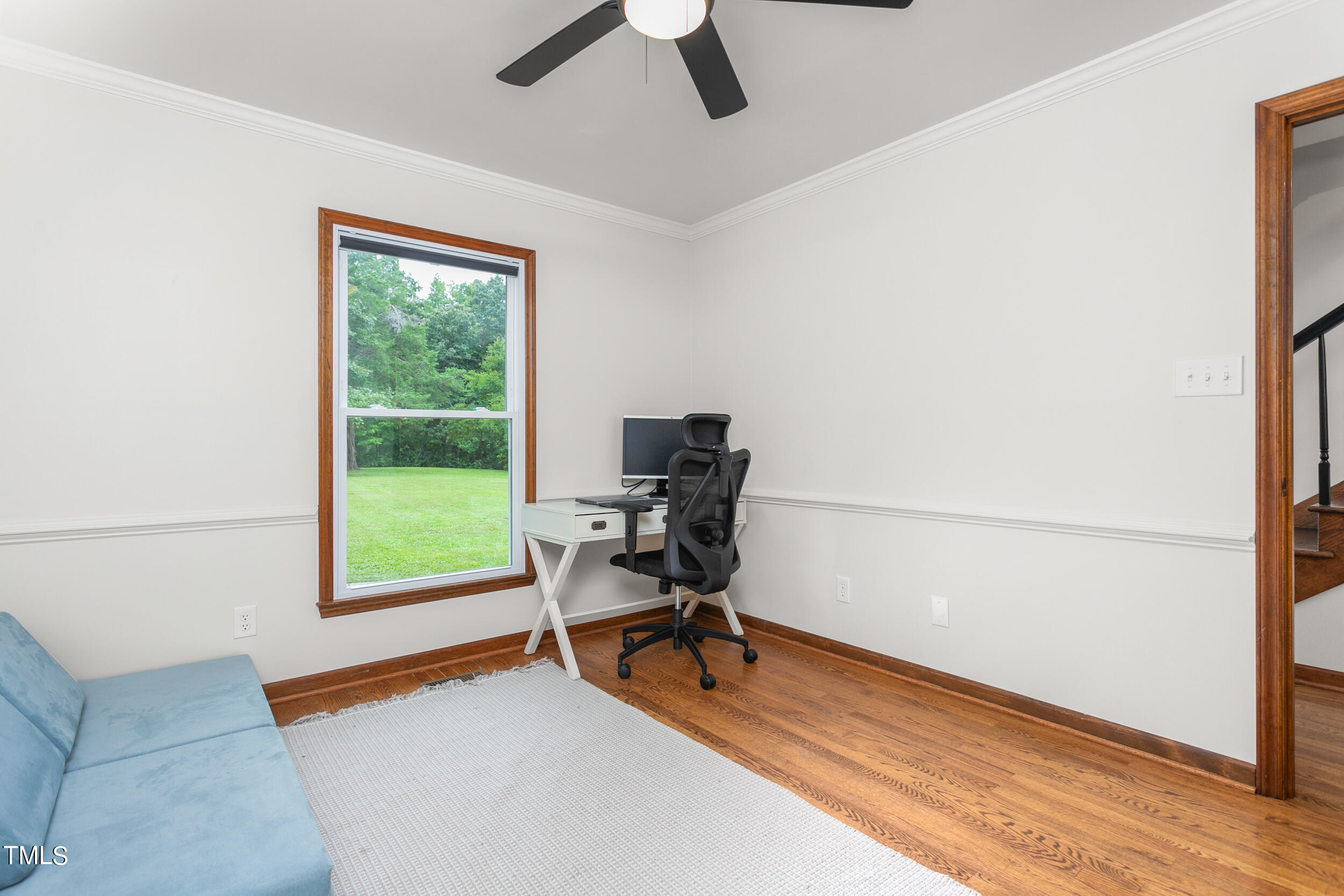 8801 Highway 157 Rougemont, NC 27572 - Photo 19 of 60 a view of a workspace with furniture and a window