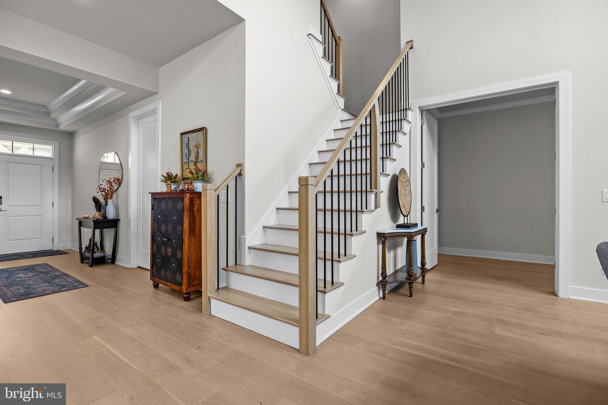 164 Tyler Way Yardley, PA 19067 - Photo 7 of 34 a view of a hallway with entryway and stairs