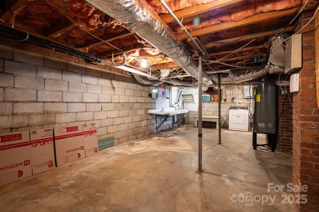 a view of a storage room