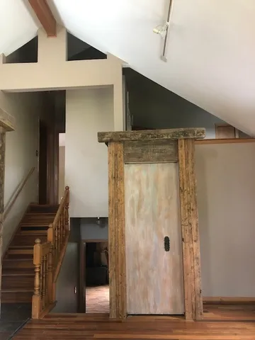 a view of a entryway door of the house