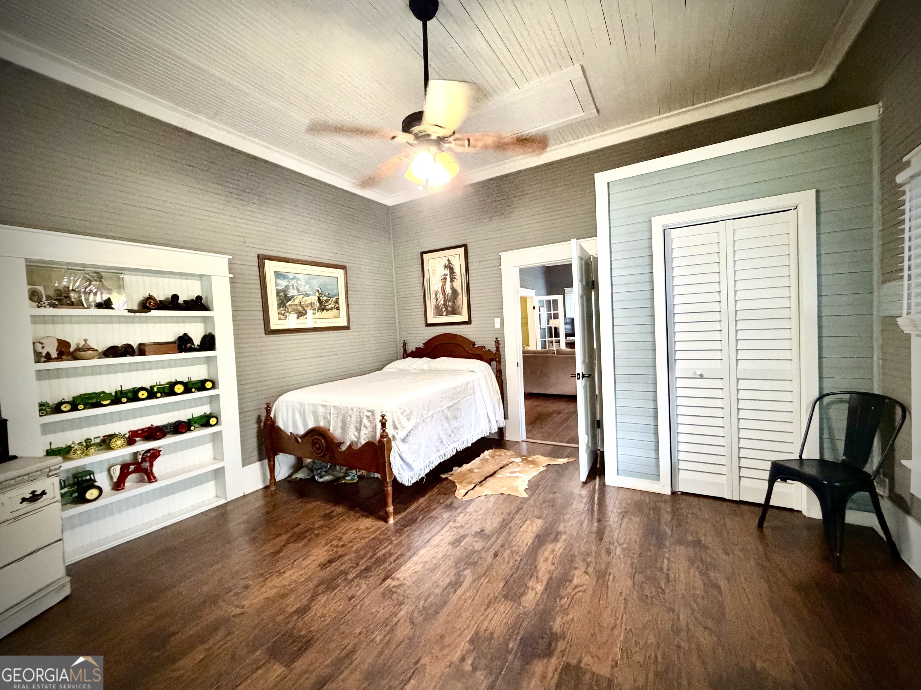 629 Bobby Fortner Road Kite, GA 31049 - Photo 25 of 63 a bedroom with a bed furniture and a window