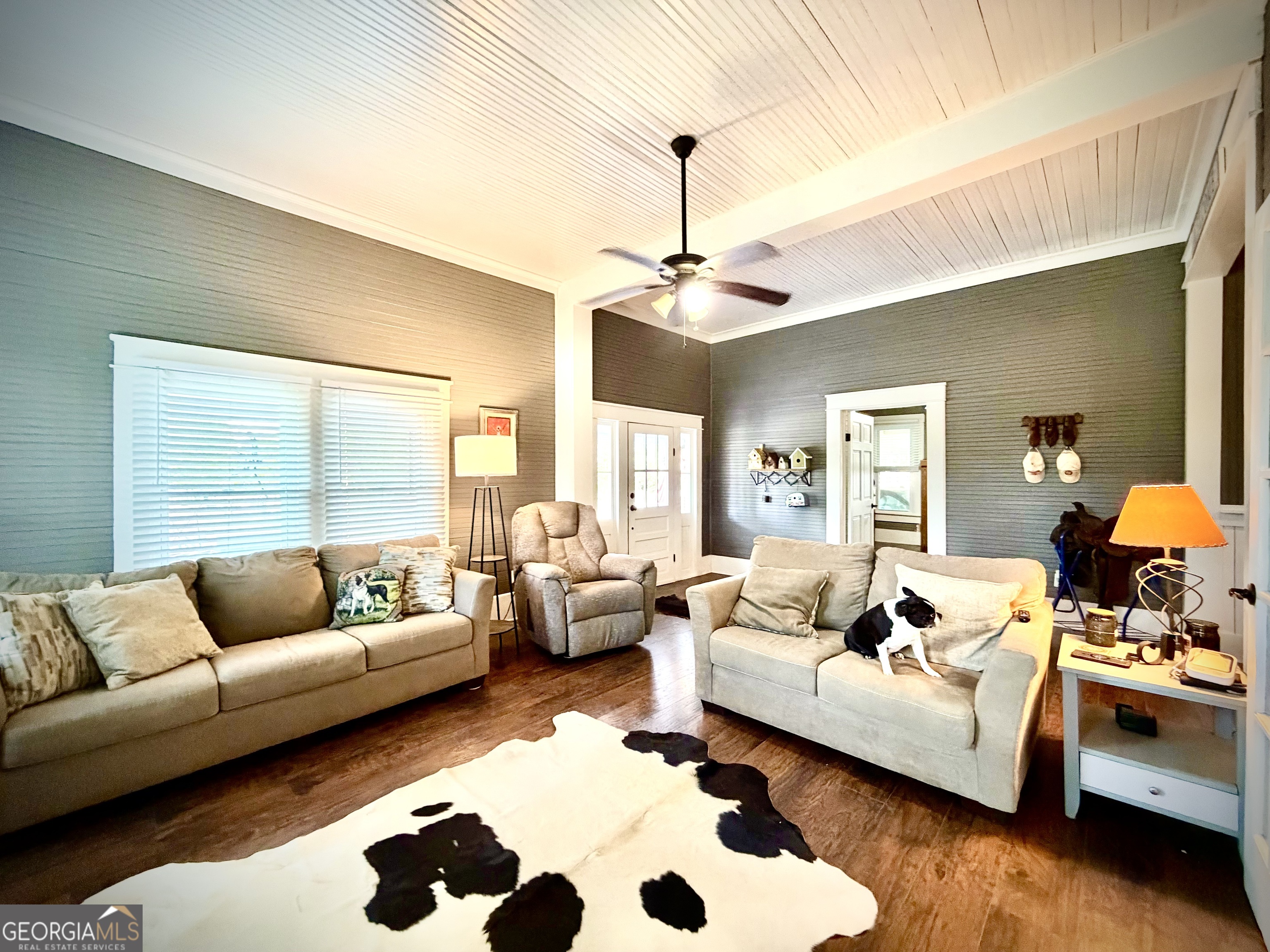629 Bobby Fortner Road Kite, GA 31049 - Photo 7 of 63 a living room with furniture and a large window