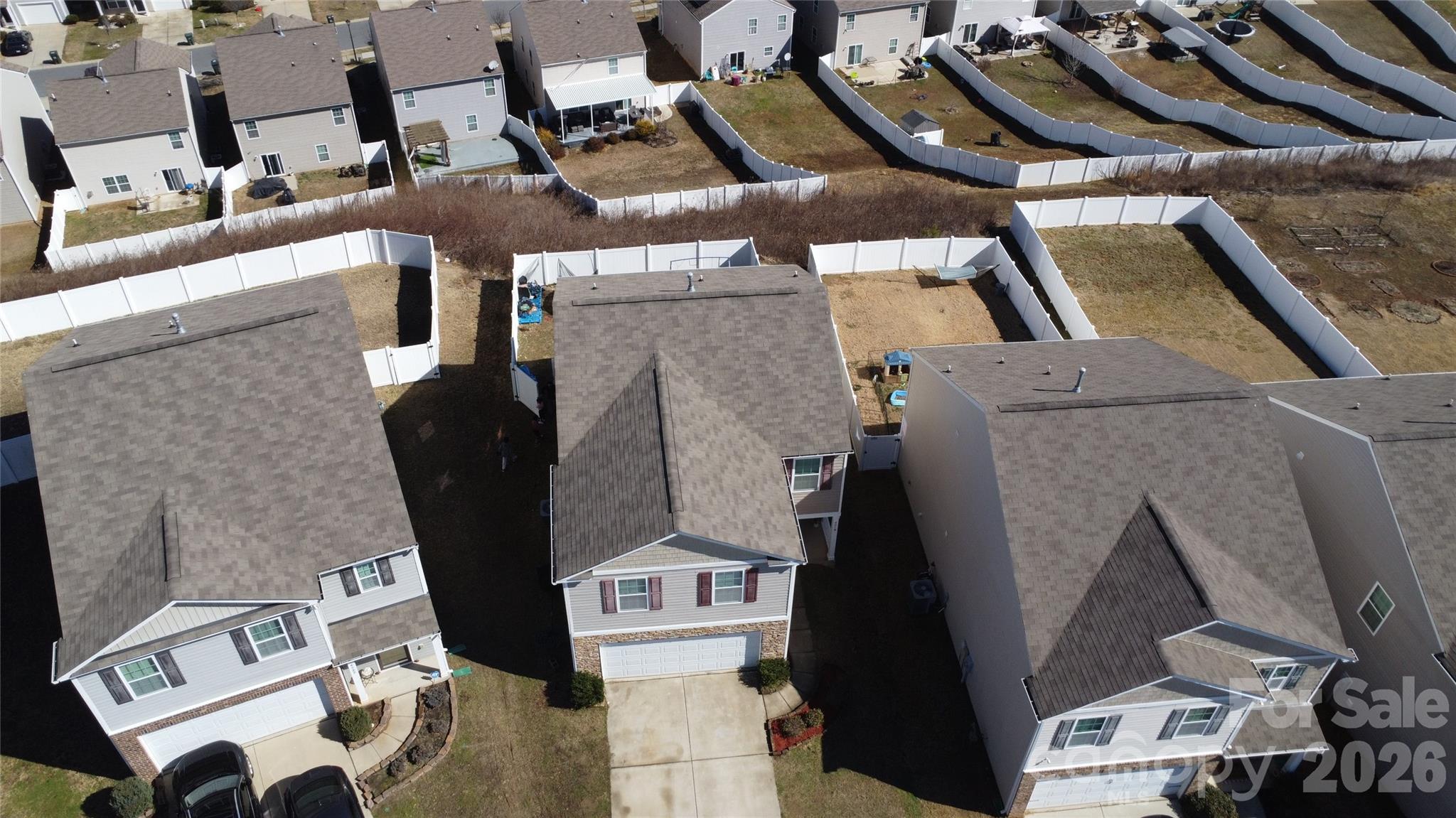 4018 BETHESDA Place Concord, NC 28025 - Photo 20 of 21 an aerial view of residential house with outdoor space and seating area