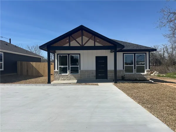 a house with a outdoor space