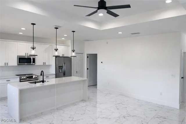 a view of a small space with a window