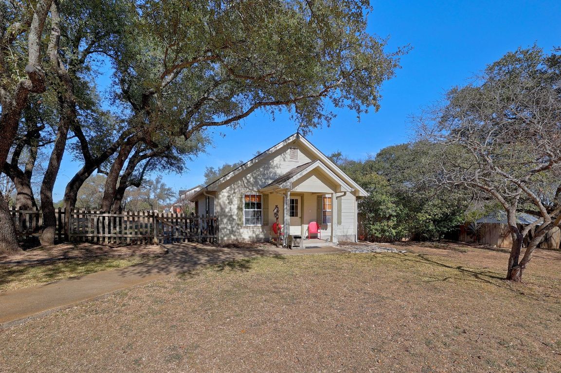 200 High River Ranch Drive Liberty Hill, TX 78642 - Photo 27 of 39 a view of a house with a yard covered in snow
