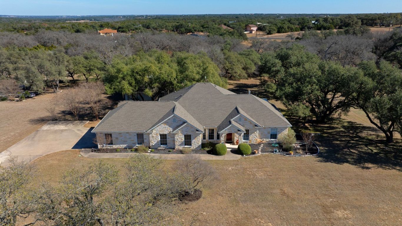 200 High River Ranch Drive Liberty Hill, TX 78642 - Photo 33 of 39 an aerial view of a house