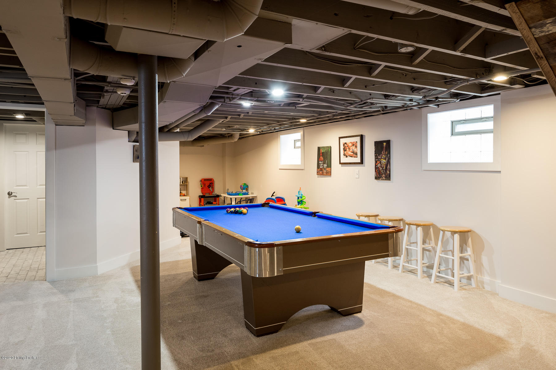 2413 Broadmeade Road Louisville, KY 40205 - Photo 36 of 50 Finished area is large enough for a pool table!