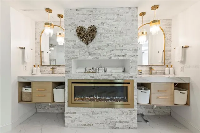 a media room with lots of chairs and a projector screen