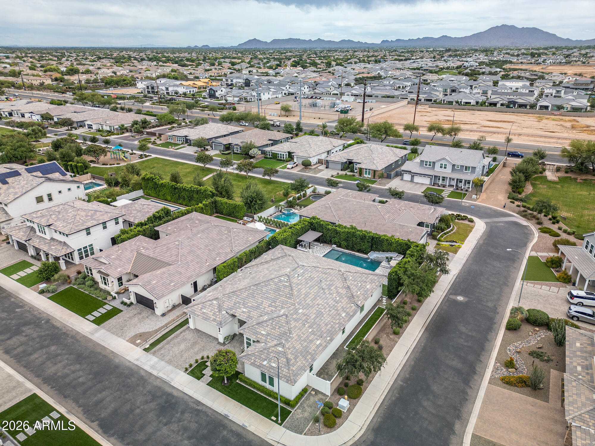 2633 East Geronimo Street Gilbert, AZ 85295 - Photo 75 of 75 an aerial view of a city