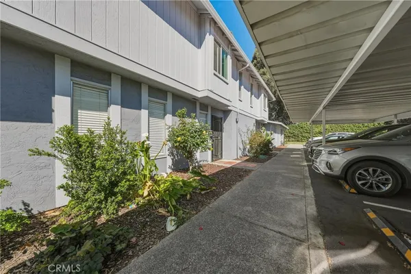 a view of a car garage