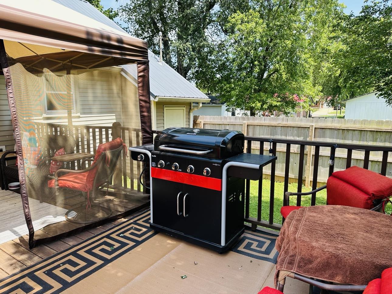 1753 Vales Mill Road Pulaski, TN 38478 - Photo 4 of 14 a view of a patio with a table and chairs