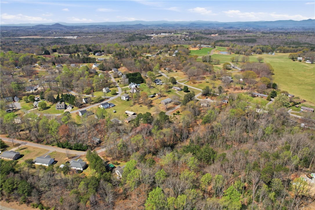 410 Springdale Avenue Liberty, SC 29657 - Photo 30 of 50 This panoramic view showcases a serene neighborhood nestled among lush woodlands, offering a peaceful residential escape.