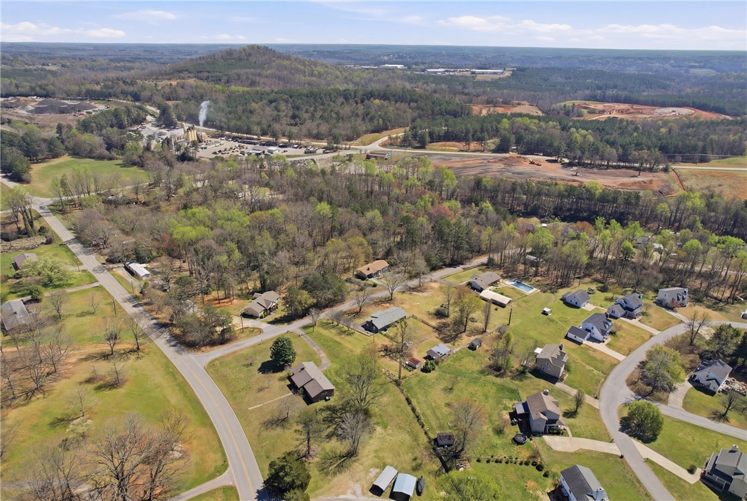 410 Springdale Avenue Liberty, SC 29657 - Photo 45 of 50 This elevated view captures a serene neighborhood nestled within a verdant, expansive landscape.