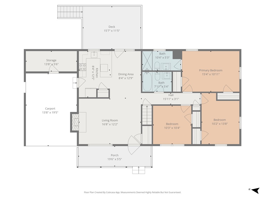410 Springdale Avenue Liberty, SC 29657 - Photo 50 of 50 This functional floor plan optimizes space, providing both comfort and practical living areas.