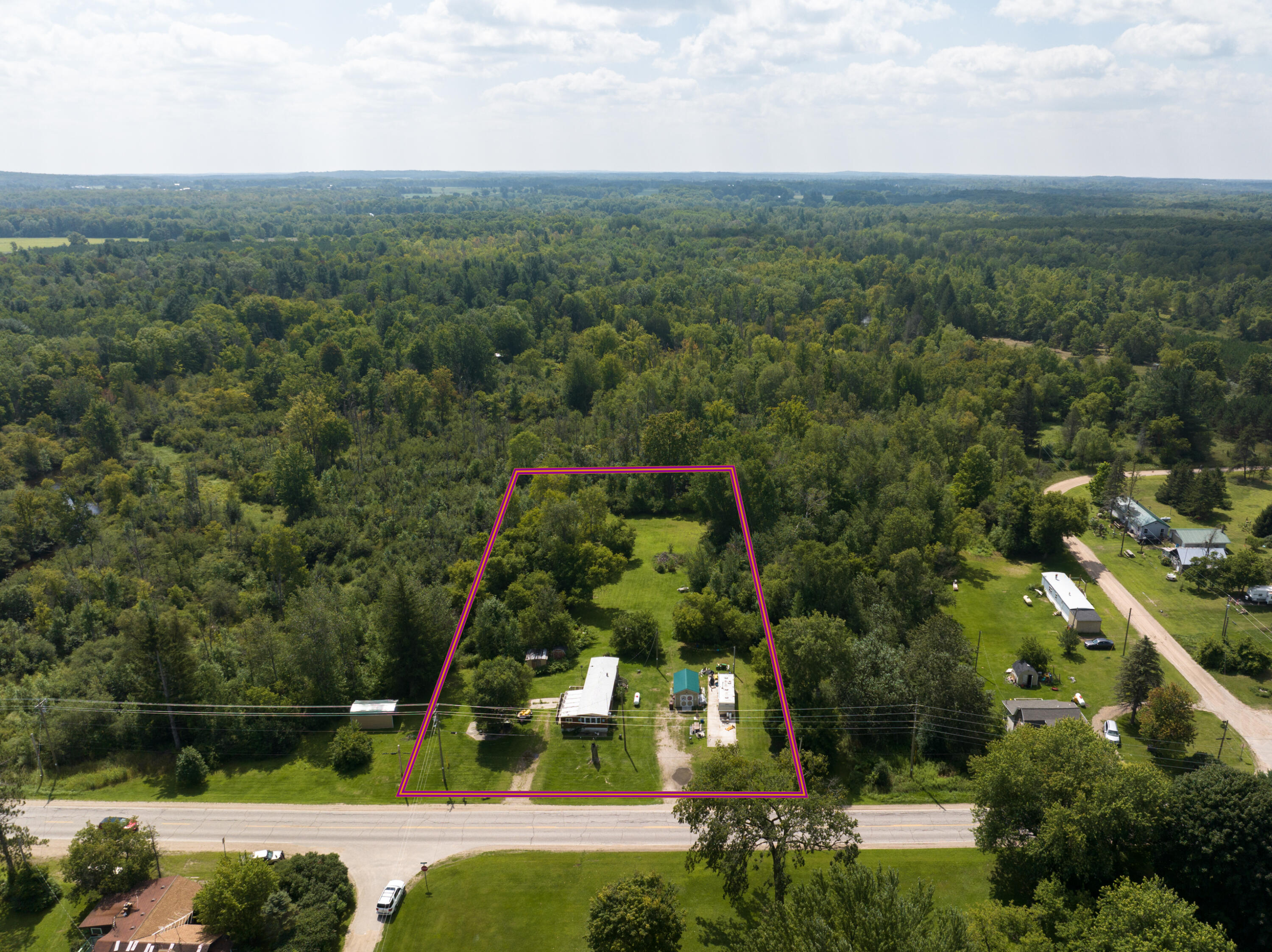 11345 5 Mile Road Morley, MI 49336 - Photo 22 of 28 DJI_20230818070301_0217_D