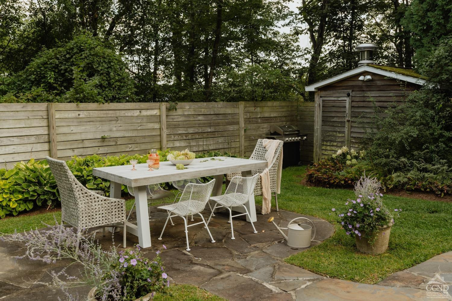 367 County Rt 2 Marbletown, NY 12404 - Photo 35 of 43 a patio with table and chairs