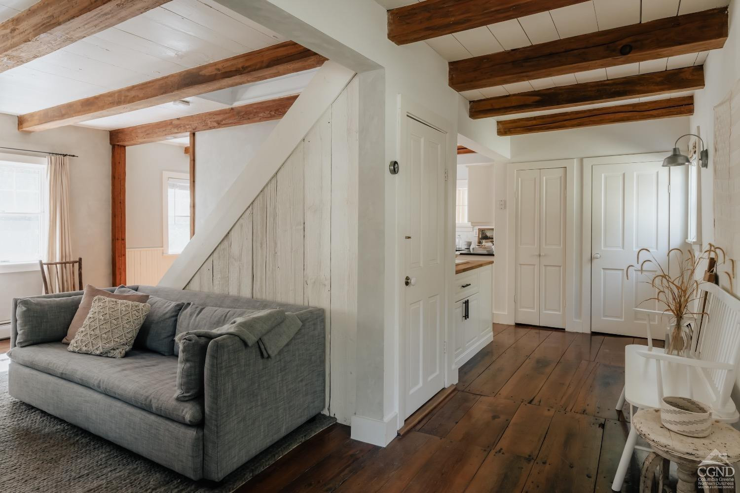 367 County Rt 2 Marbletown, NY 12404 - Photo 8 of 43 a living room with furniture and a wooden floor