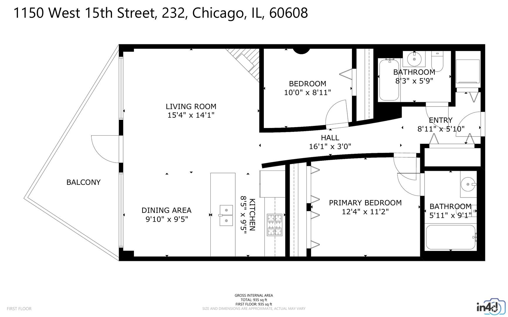 1150 West 15th Street, Unit 232 Chicago, IL 60608 - Photo 22 of 33