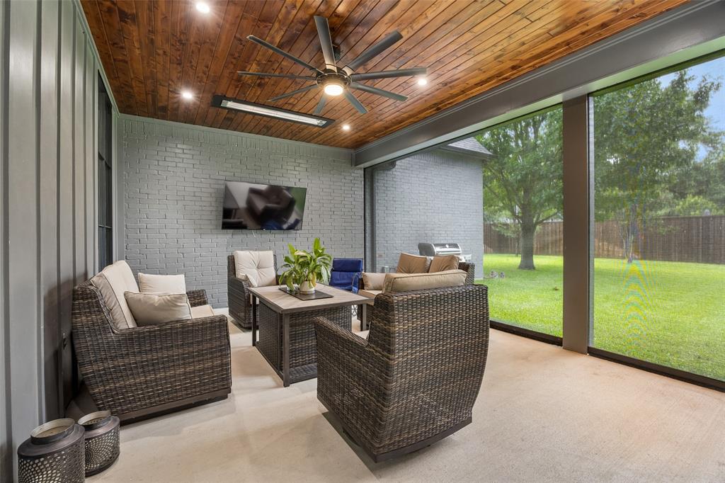 4406 Ridgeside Drive Dallas, TX 75244 - Photo 29 of 33 Patio with Screens shut
