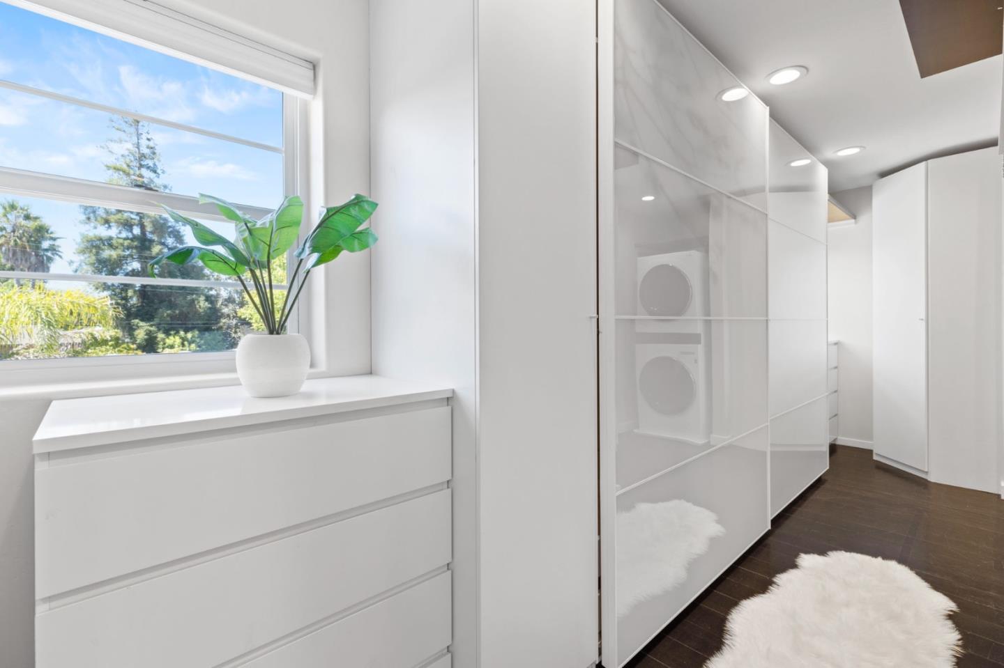 1426 Walnut Drive Campbell, CA 95008 - Photo 25 of 52 a bathroom with a potted plant on the counter and a shower
