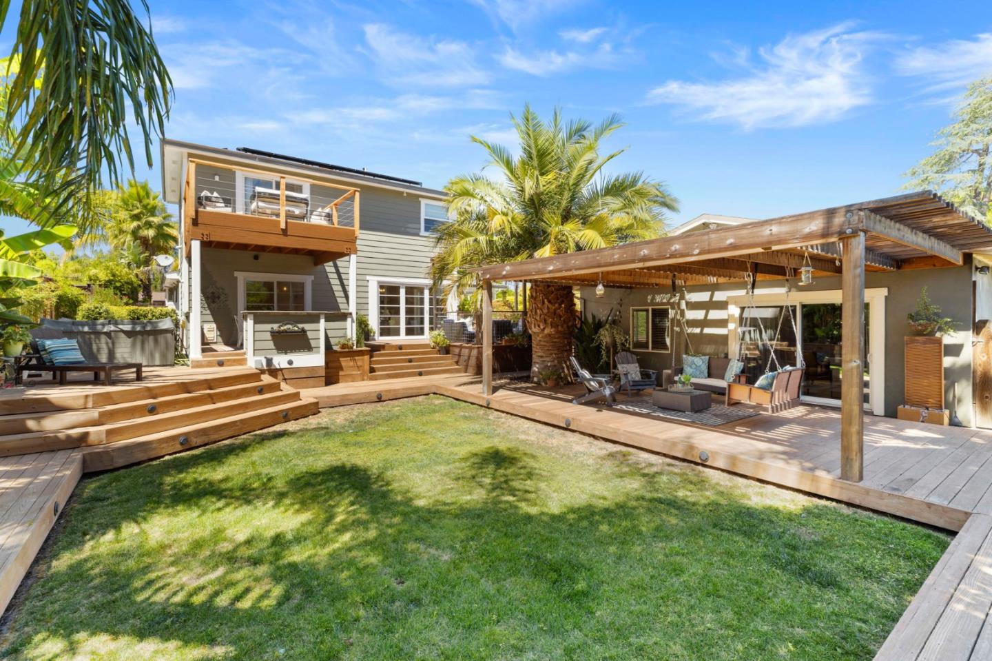 1426 Walnut Drive Campbell, CA 95008 - Photo 34 of 52 a view of a house with sitting area and garden