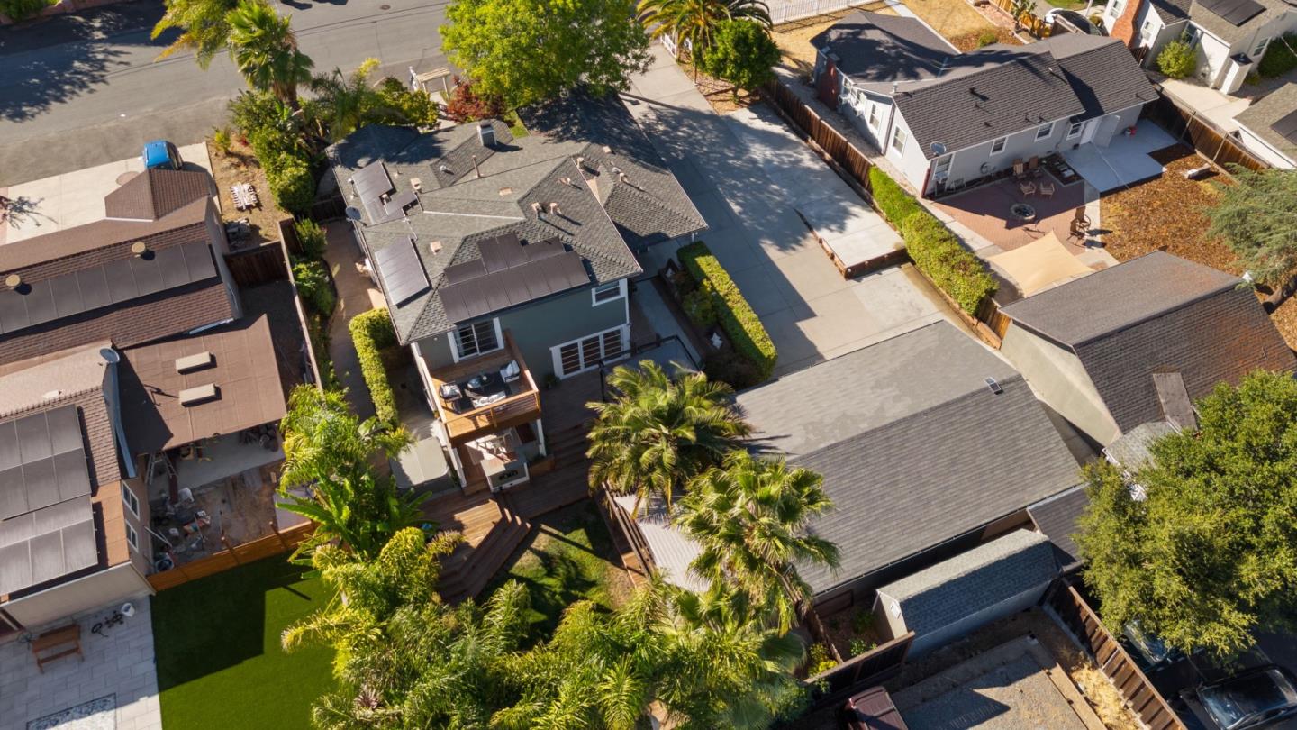 1426 Walnut Drive Campbell, CA 95008 - Photo 47 of 52 an aerial view of a house with outdoor space and sitting area