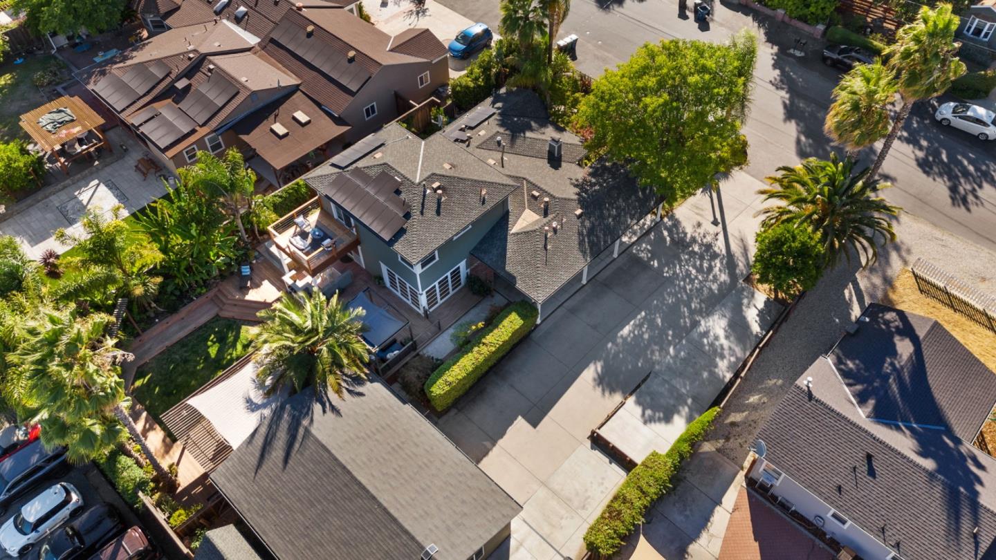 1426 Walnut Drive Campbell, CA 95008 - Photo 48 of 52 an aerial view of a house with a garden