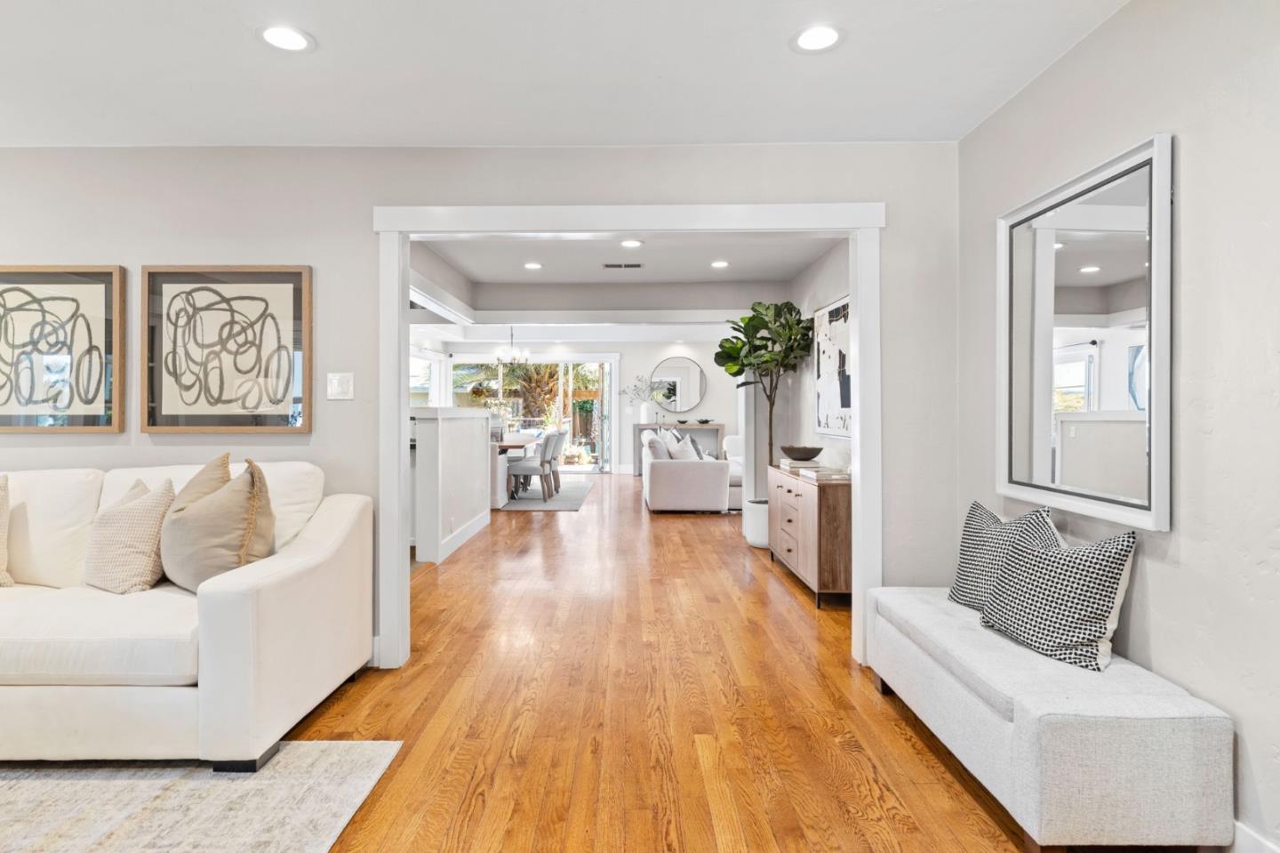 1426 Walnut Drive Campbell, CA 95008 - Photo 5 of 52 a living room with furniture and a wooden floor